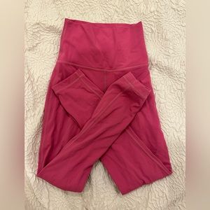 Vintage rose size 0 high rise lululemon align leggings 28’